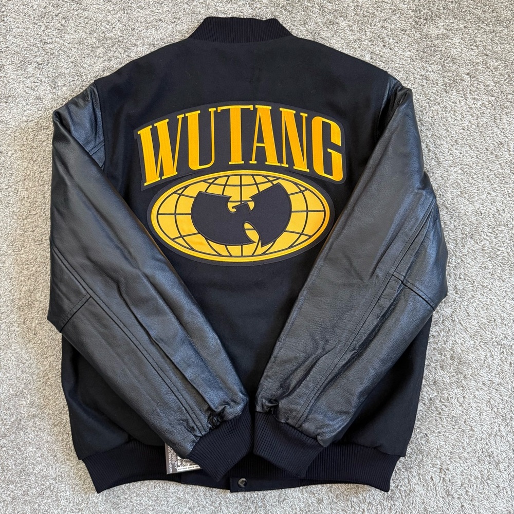 Wu-Wear Jacket Size 2XL Wu-Tang Reversible Globe Logo Rza Gza Method Man